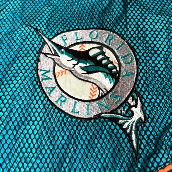 Vintage Florida Marlins Pro Player MLB Baseball Windbreaker Jacket - Picture 2 of 7